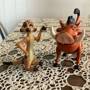 Timon and Pumba 1990s vintage toys